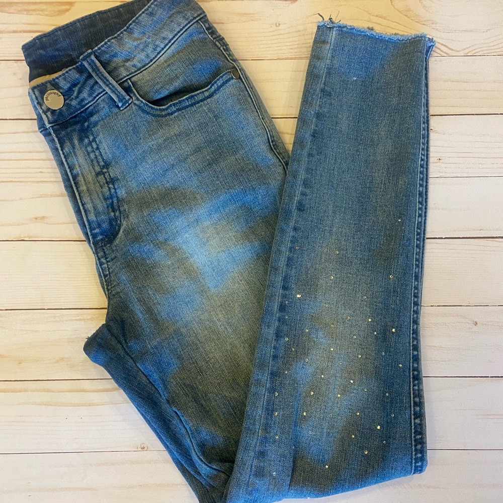 Philosophy Rhinestone Skinny jeans 4P